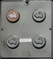 Bunny Rabbit Easter Oreo Cookie Sandwich Chocolate Candy Mold 1639 N2