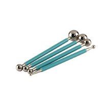 SNW 4-Piece Stainless Steel Dual Head DIY Fondant Cake Decorating Flower Molding Tool Set N2