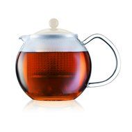 Bodum Assam Tea Press Glass Handle Plastic Lid 0.5 Litres 17oz Red N2