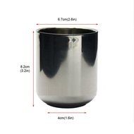 Olayer 150ml &amp; 200ml 304 Stainless Steel Mug Tea Coffee Travel Cup Double Layer