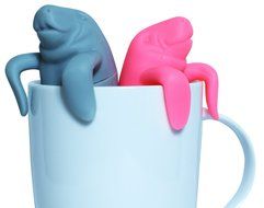 Manatee Loose Leaf Tea Infuser Gift Set of 2 Strainers for Herbal Weight Loss Tea and Mulling Spices Made from... N6