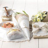 Sweet Creations 72 Count Round Lace Paper Doilies, Assorted Sizes N2