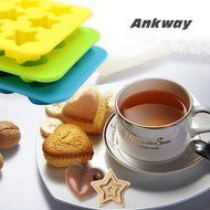 Ankway Silicone Cupcake Pan, Nonstick Fish &amp; Bone Shape Bakeware Mold (2 Pack) N11