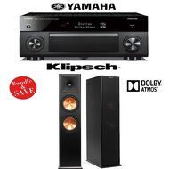 Yamaha RX-A2060BL AVENTAGE 9.2-Channel Network A/V Receiver + (1) Pair of Klipsch RP-280FA Dolby Atmos Floorstanding...
