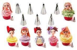 New Ball Russian Stainless Steel Tips Tulip Sphere Whip Cream Buttercream Icing Piping Nozzles DIY Baking Tools... N4