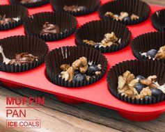 Silicone Muffin pan Cupcake Baking Pan Tray -24 Cup ( set of 2 with 12 cup ) -100% Pure Food Grade Non-stick Silicone... N5
