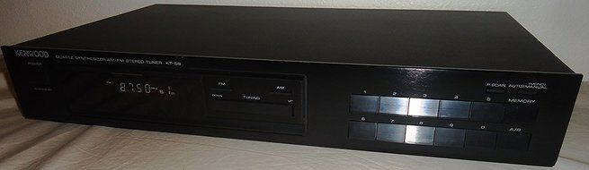 Kenwood KT-58 Quartz Synthesizer AM/FM Stereo Tuner - Beautiful Like New Condition - Audio - Music - 1980's -... N4
