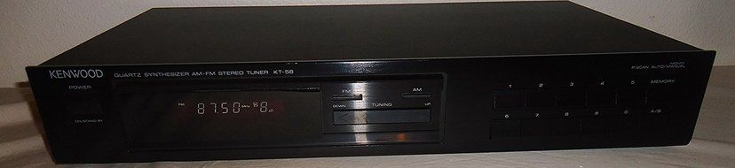 Kenwood KT-58 Quartz Synthesizer AM/FM Stereo Tuner - Beautiful Like New Condition - Audio - Music - 1980's -... N5