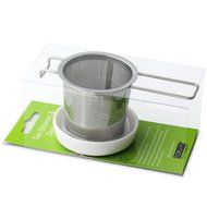 FORLIFE Extra-fine Tea Infuser and Porcelain Dish Set N2