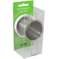 FORLIFE Extra-fine Tea Infuser and Porcelain Dish Set N3
