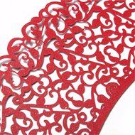 KINGSO 12pcs Filigree Vine Cupcake Wrappers Wraps Cases Wedding Birthday Decorations N5