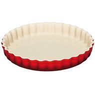 Le Creuset Stoneware 1-1/2-Quart Tart Dish, Cherry N2