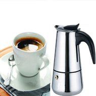 Generic 200 ML,4 Cup Moka Coffee Pot,Stainless Steel Stovetop Espresso Italian Coffee Maker Latte Percolator Stove... N3