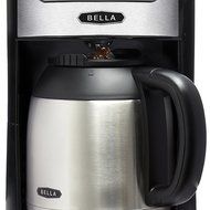 BELLA Classics 10 Cup Thermal Carafe Programmable Coffee Maker, Bold Brew Stainless and Chrome N4