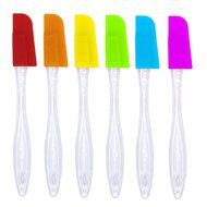 Ottiman Silicone Baking Spatulas - 7 Inch (Set of 6) Spoon Style Dishwasher Safe Durable Jar Icing Scraper Butter...