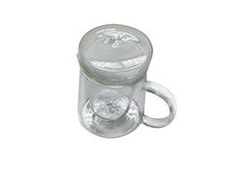16 oz Upright Glass Teapot with Infuser and Lid N2