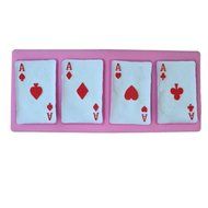 GOOTRADES Poker Shaped Silicone Chocolate Fondant Candy Mold DIY Cake Decorating N5