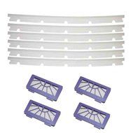 Iautomatic 4 hepa Filters + 6 Blades Replacement For Neato XV-11 xv-12 xv-14