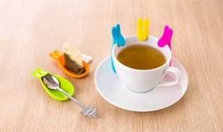Llamamia Silicone Tea Infuser Tea Filter, 6 Piece Silicone Tea Infusers Strainers Set - Includes 3 Tea Bag Filters... N2