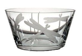 Dragonfly Small Glass Bowl 5.5&rdquo;Dia