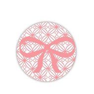 Generic Cup Mat With Bow Pretty Mdf Material N4