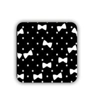 Generic Cup Mat With Bow Pretty Mdf Material N5