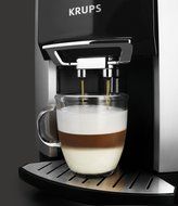 KRUPS EA9000 Barista Fully Automatic One Touch Cappuccino Machine with Automatic Rinsing and KRUPS Two-Step Milk... N5