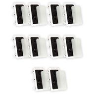 Theater Solutions TS50W In Wall Speakers Surround Sound Home Theater 5 Pair Pack