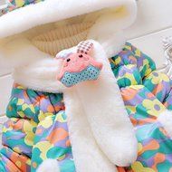 Jackets ,BeautyVan Baby Infant Girls Fur Winter Warm Hooded Coat Cloak Jacket Thick Warm Clothes (S, Green) N16