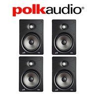 Polk Audio V85 High Performance Vanishing In-Wall Loudspeakers (4 Pack)