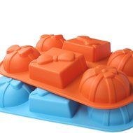 Cake Bread Molds, 2PCS YYP [6 Cavity Gift Box Shape Mold] Silicone Cake Bread Making Mold for Home Baking - Reusable... N5