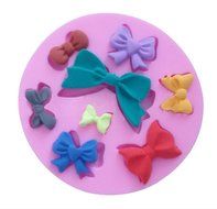 Yatim DIY Silicone Baking Mold Small Bowknot Fondant Sugar Mold Candy Chocolate Cake Decorating Making Molds N2