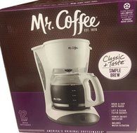 Mr Coffee Classic simple Brew Coffee Maker