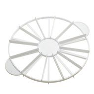 Ckeyin174; Portion Cake Marker / Divider 10/12-Piece,10-12 Slices 27cm Dia (White) N2