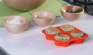 Silicone 4 Half-Sphere Round Mold - Premium Quality - Unique Food Grade, Durable, Attractive By Qvob N13