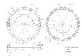 AV-JEFE Replacement Diaphragm For JBL 2440 2441 2445 ND2445 2446 2447 2450 ND-250 375 376