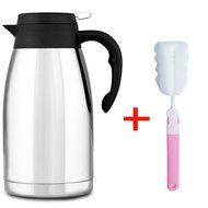 304 Stainless Steel Double Walled Vacuum Insulated Carafe with Press Button Top, Quality Thermal Carafe, Water...