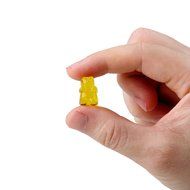 Lizber Candy Molds 3 Pack, Silicone Gummy Bears Chocolate Molds 50 Cavities with Bonus Dropper, FDA Approved (... N5