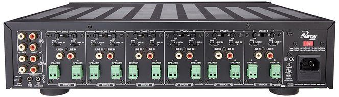 Dayton Audio MA1260 Multi-Zone 12 Channel Amplifier 60WPC