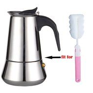 Generic 200 ML, 4 Cup Stainless Steel Moka Stovetop Espresso Maker Latte Percolator Stove Top Coffee Maker Pot... N3