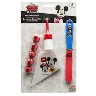 Zak Designs Mickey Mouse 15 Piece Baking Set For Kids, Decorated N4