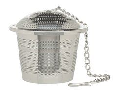 HIC Long Handle Loose Leaf Snap Tea Infuser, 18/8 Stainless Steel Mesh Tea Strainer, 1.5-Inch N5