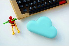 Surborder Shop Creative Cloud Shape LED Digital Alarm Clock with Sound-activated Function, Saving Power Mode and... N5