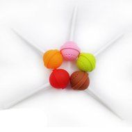 MAXGOODS Fine Silicone Sweet Tea Infuser Candy Lollipop Loose Leaf Mug Strainer Cup Steeper 2-Pack N4