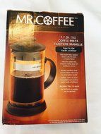 Mr. Coffee 1.1 Quart Black Coffee Press N2