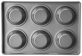 KitchenAid KBNSS06MF Professional-Grade Nonstick 6-Cavity Regular Sized Muffin Pan Set of 2 Bakeware N2