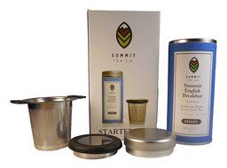 Summit Tea - Our Best Medium Tea Basket Filter and Tea Starter Kit: Medium Size Permanent Stainless Steel Tea...