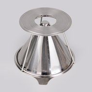 Pour over Coffee Filter Cone Coffee Dripper Stainless Steel Paperless Reusable Coffee Filter w/ Stand Double Mesh... N10