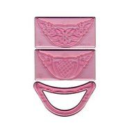 FMM Textured Lace Set 1, Includes 3 lace designs plus 1 cutter N2