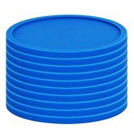 Fu Store Rubber Silicone Drink Coasters (Set of 2 Pieces), Black N16